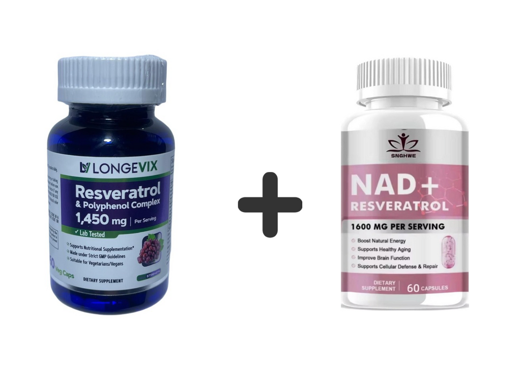 ⚡ NAD+ Resveratrol | 60 cápsulas