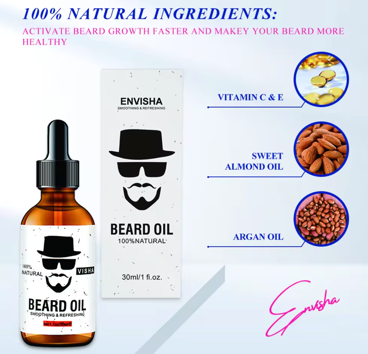 Aceite de Barba Envisha