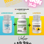 Pack Bienestar para tu cuerpo NAD - Ashwagandha - Candida Cleanse